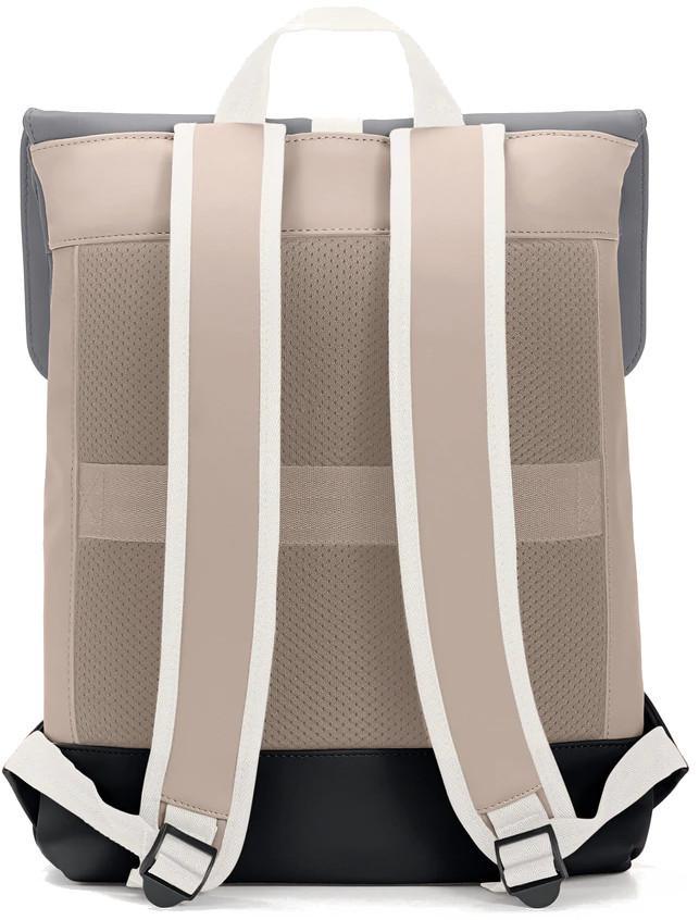 Daypack Ruby Sleek Serie Johnny Urban bunt Beige Grau gummiert wasserabweisend