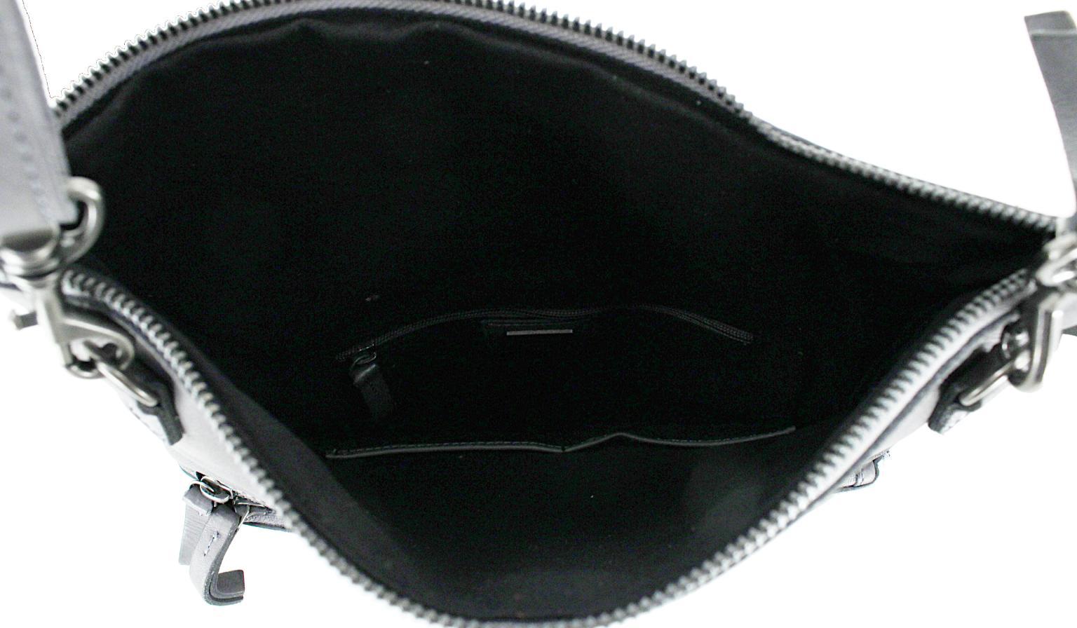 Denim klappbare Schultertasche Patricia Anchor Love Harbour2nd Grau