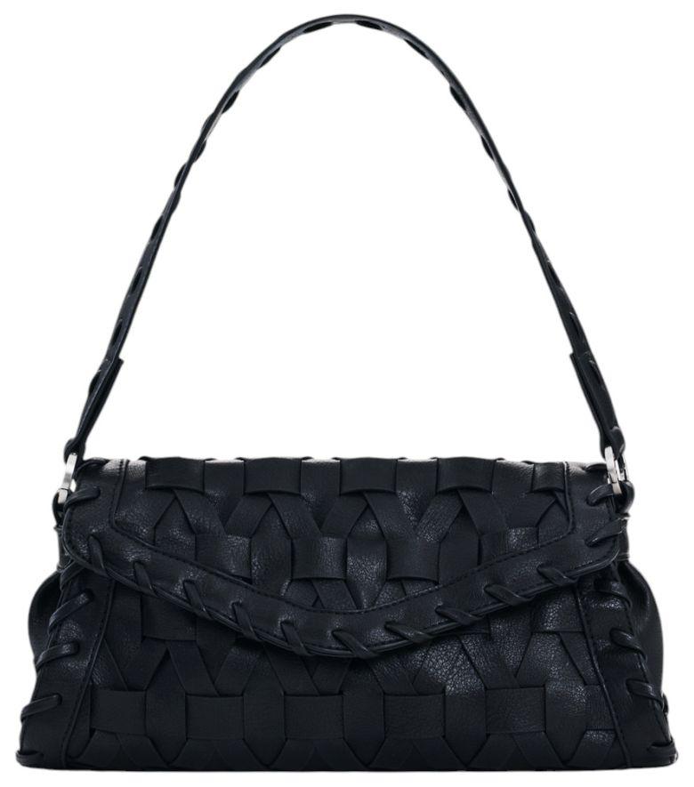 Desigual Argon Black Zarauz Schultertasche Negro - Schwarz