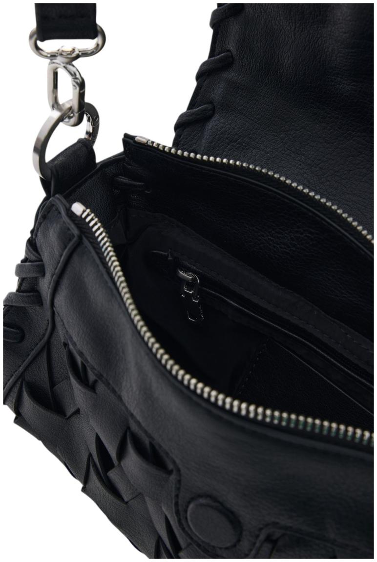 Desigual Argon Black Zarauz Schultertasche Negro - Schwarz