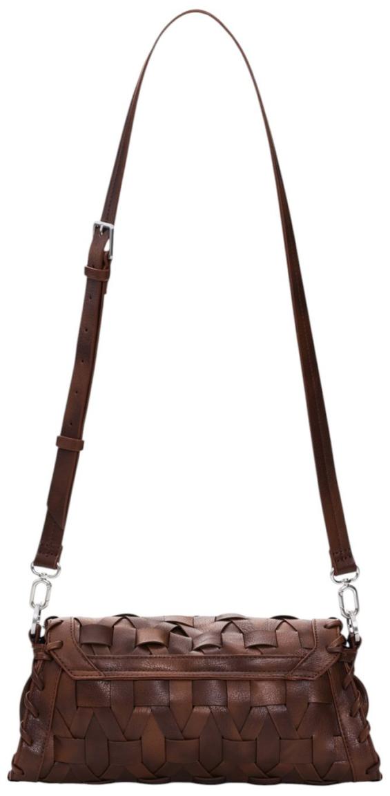 Desigual Argon Camel Zarauz Schultertasche Cuero West - Braun