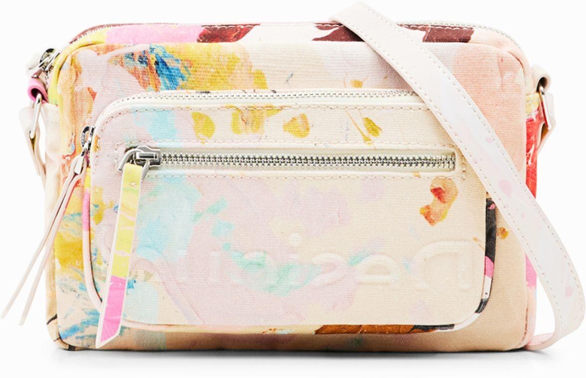 Desigual Crossovertasche Cambridge Mini Manchas bunter Print Crudo
