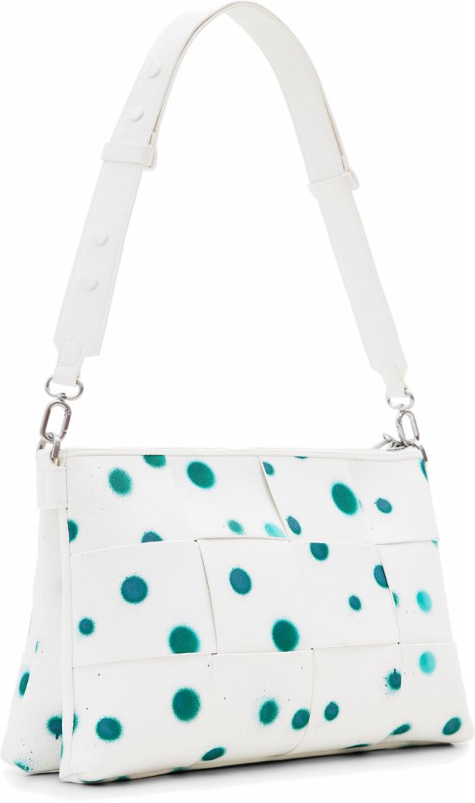 Desigual Crossovertasche New Splatter Dortmund Maxi Blanco