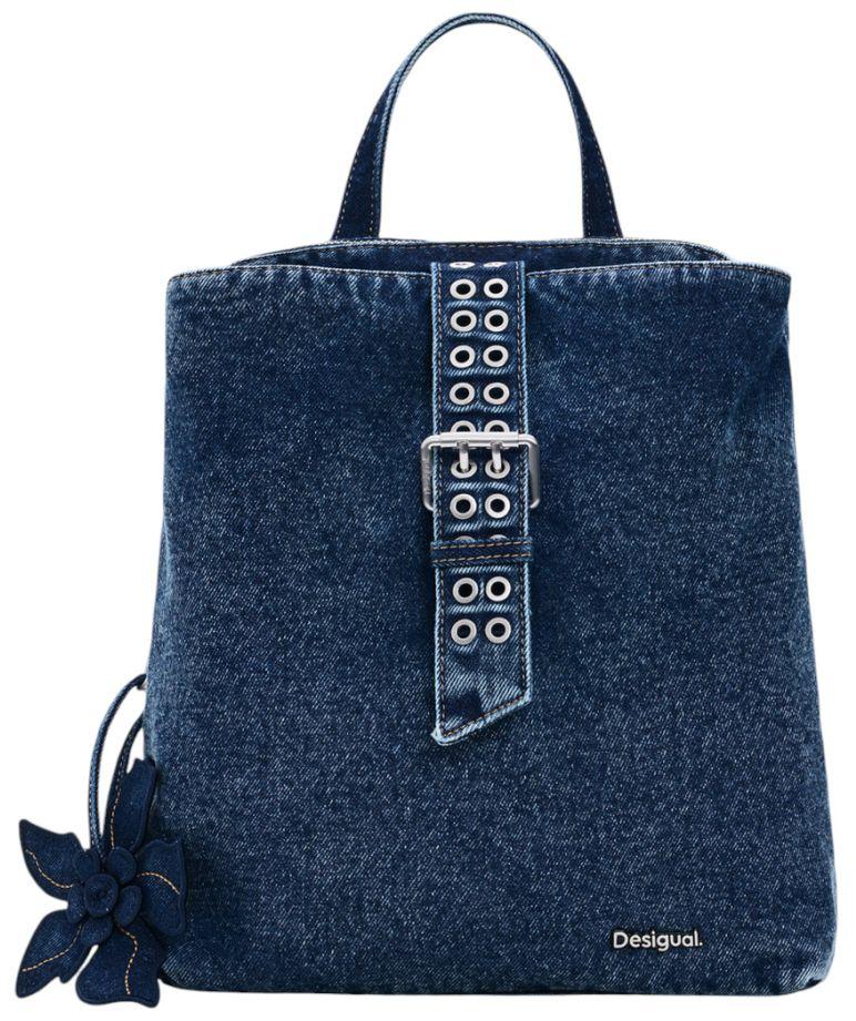 Desigual Curio Sumy Mini Rucksack Denim Raw - Blau