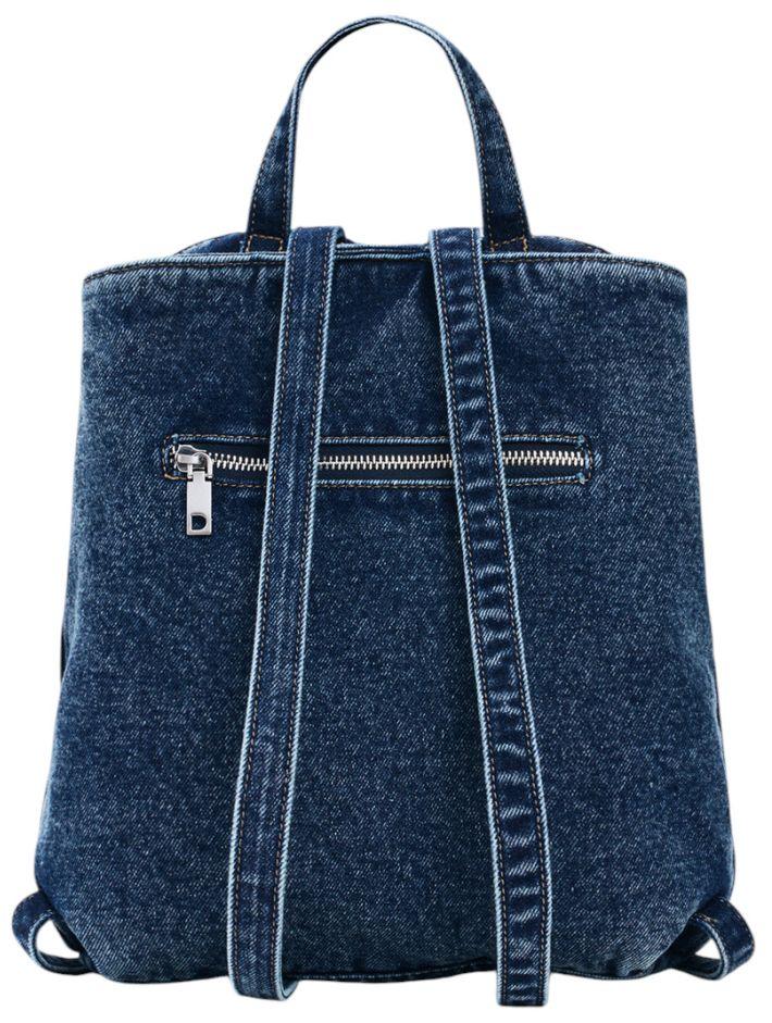 Desigual Curio Sumy Mini Rucksack Denim Raw - Blau