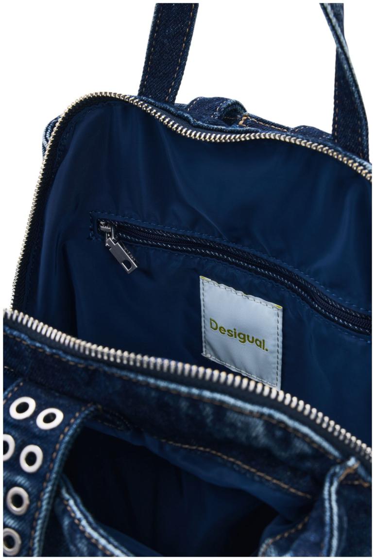 Desigual Curio Sumy Mini Rucksack Denim Raw - Blau