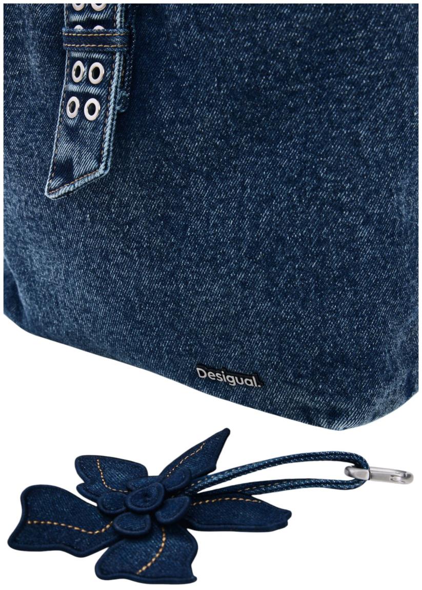 Desigual Curio Sumy Mini Rucksack Denim Raw - Blau