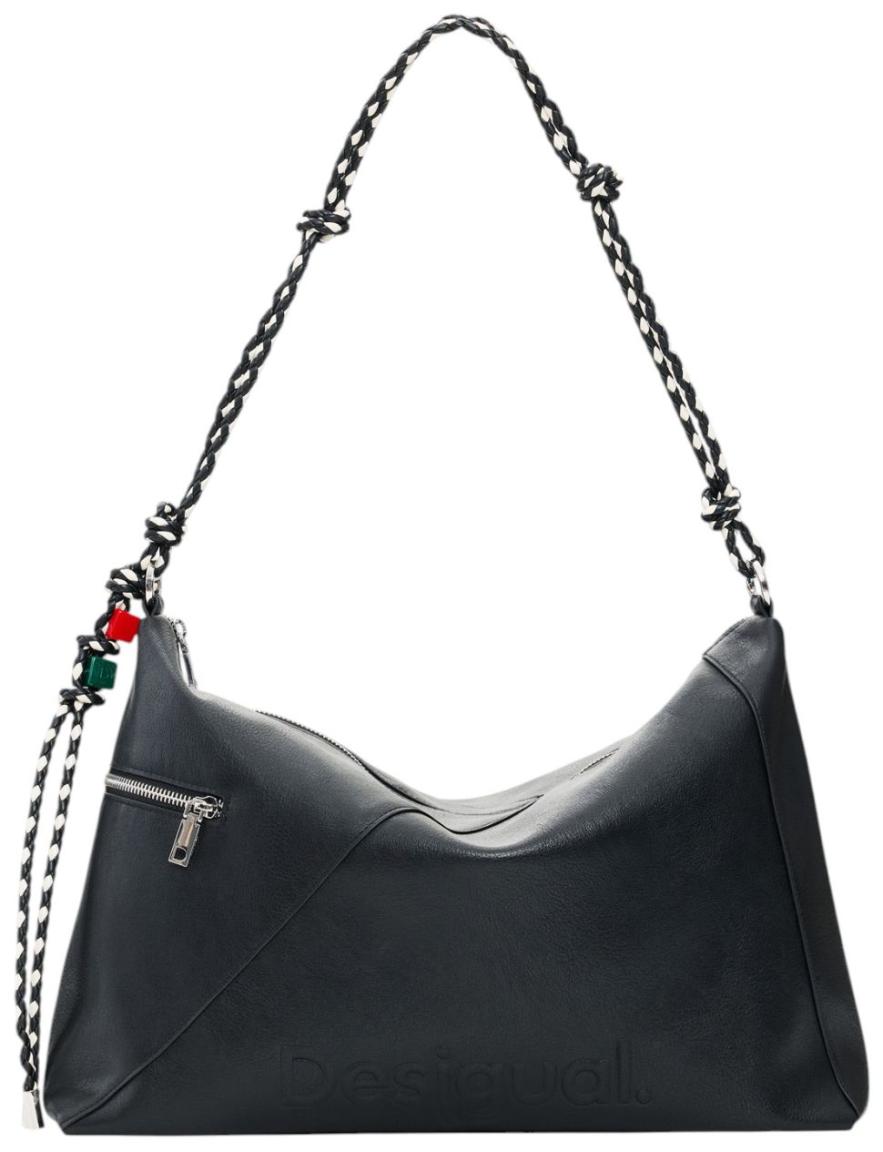 Desigual Half Logo Leiria 2.0 Schultertasche Negro - Schwarz