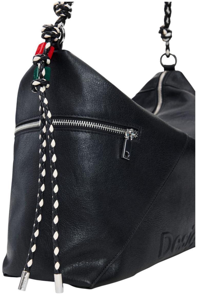 Desigual Half Logo Leiria 2.0 Schultertasche Negro - Schwarz