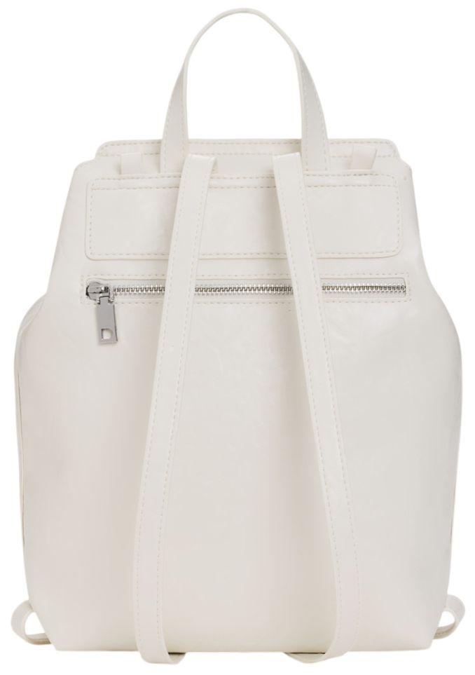 Desigual Half Logo Luena Mini Rucksack Ecru - Beige