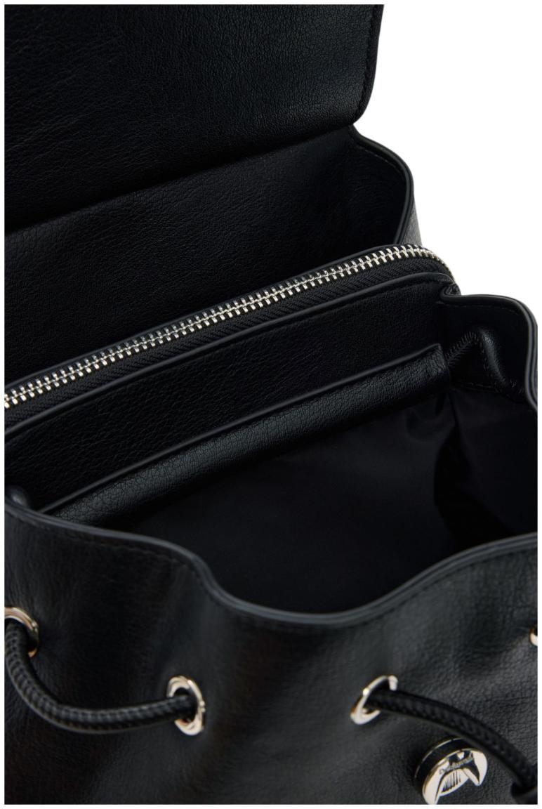 Desigual Half Logo Luena Mini Rucksack Negro - Schwarz