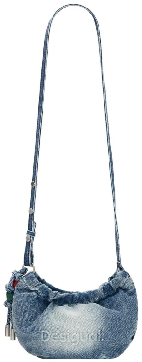 Desigual Half Logo Waverly Phone Crossbody Tasche Denim Raw - Blau