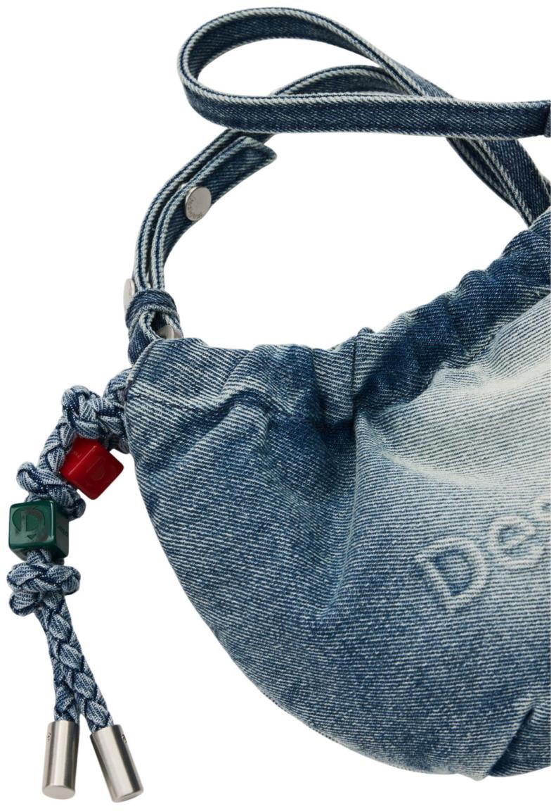 Desigual Half Logo Waverly Phone Crossbody Tasche Denim Raw - Blau