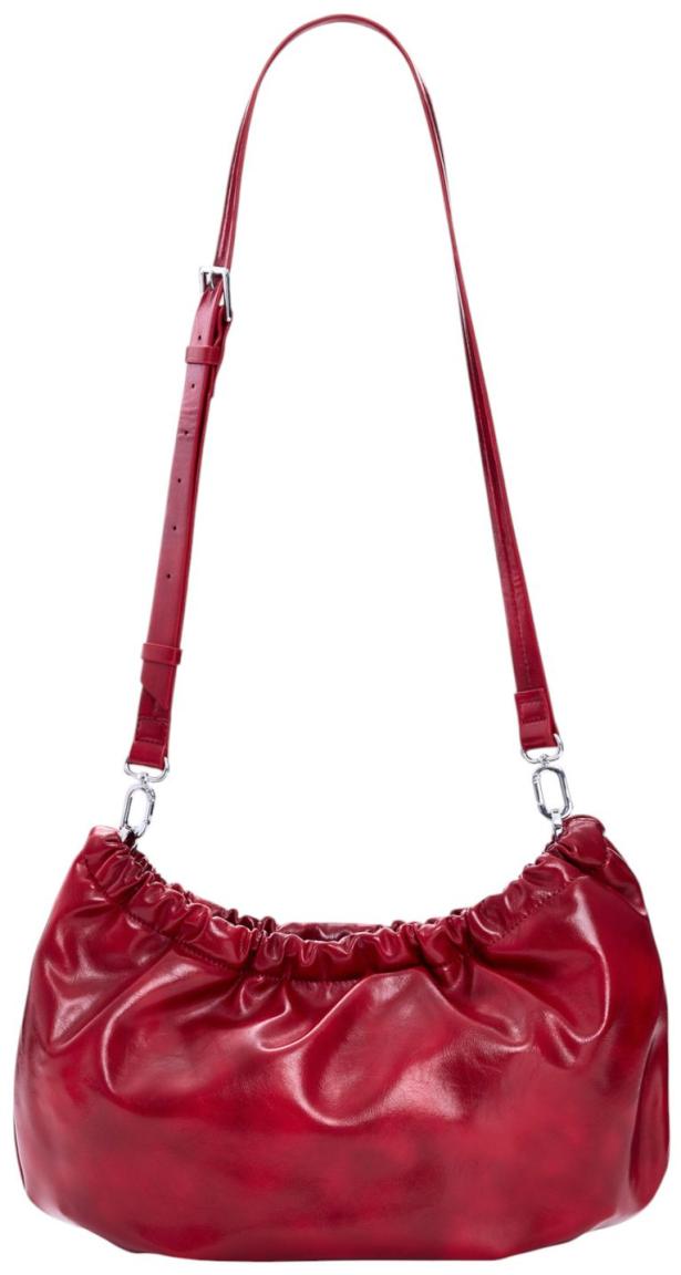 Desigual Half Logo Waverly Umhängetasche Carmin - Rot