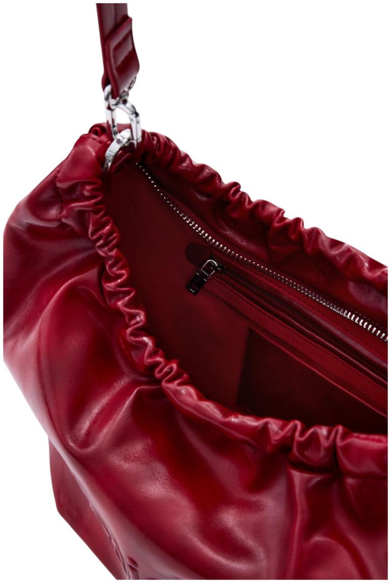 Desigual Half Logo Waverly Umhängetasche Carmin - Rot