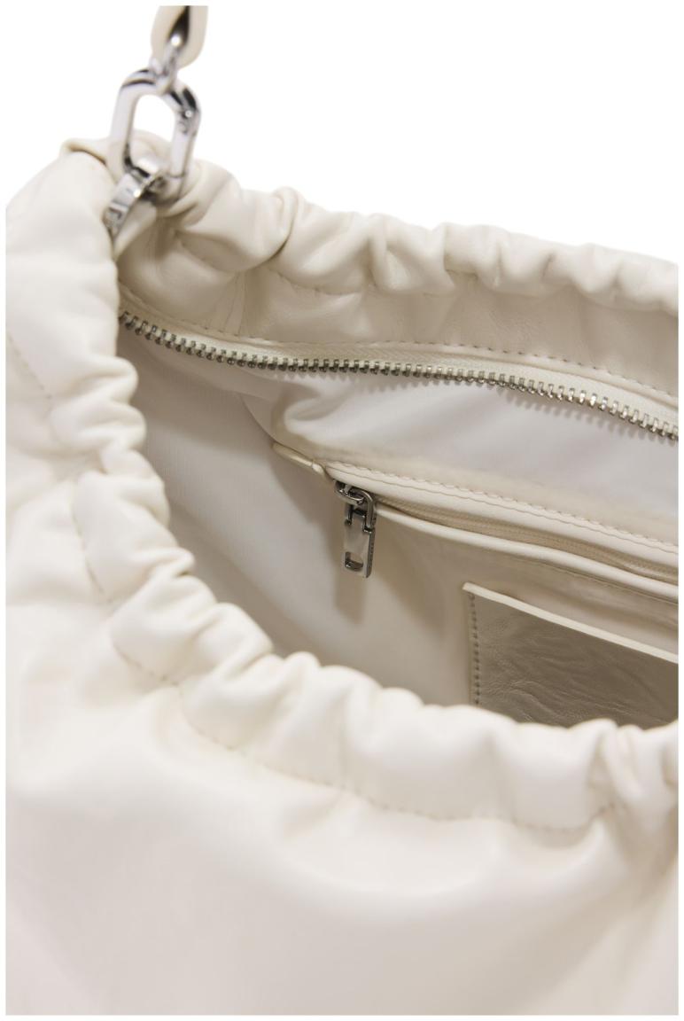 Desigual Half Logo Waverly Umhängetasche Ecru Crudo - Beige