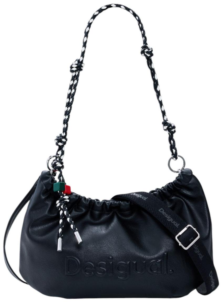 Desigual Half Logo Waverly Umhängetasche Negro - Schwarz