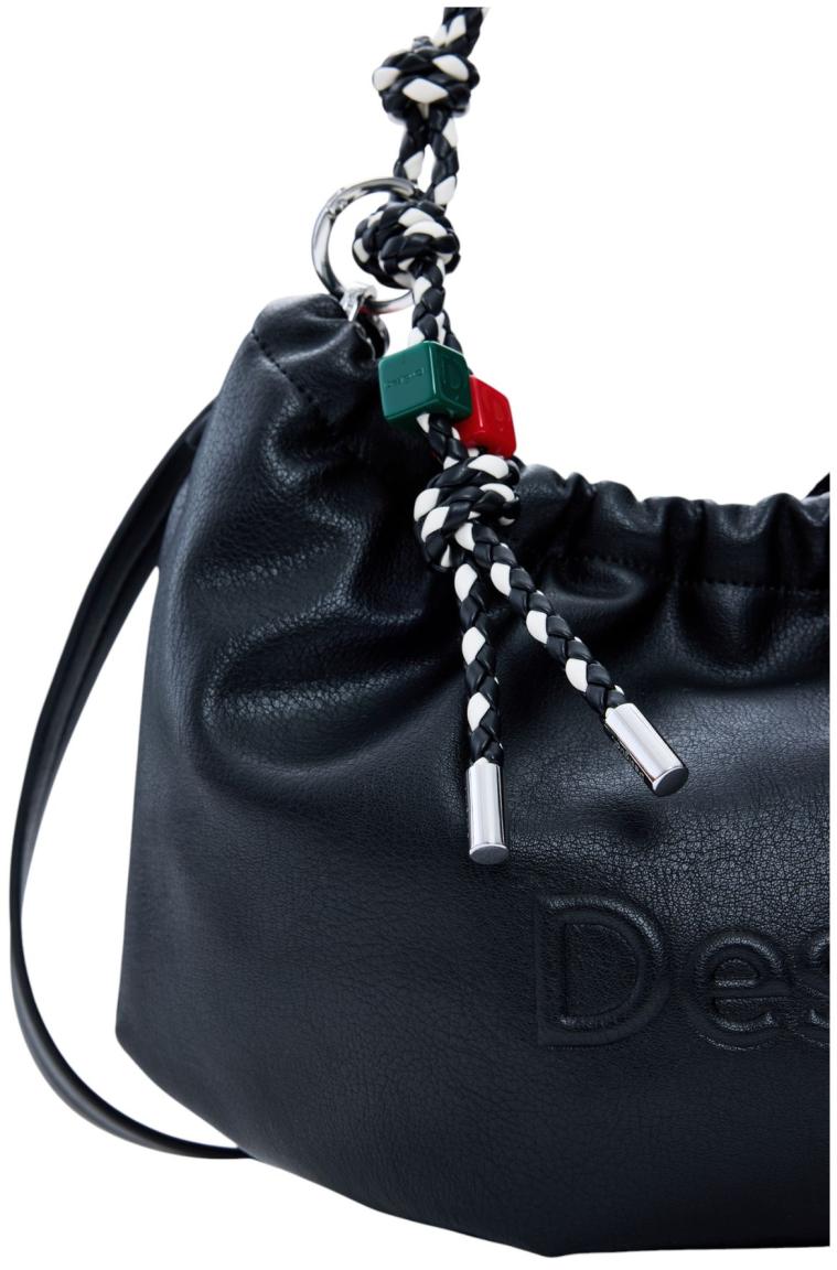 Desigual Half Logo Waverly Umhängetasche Negro - Schwarz
