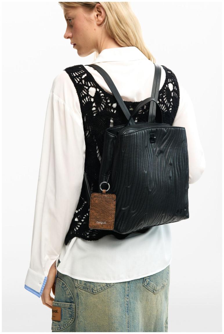 Desigual Helium Sumy Mini Rucksack Negro - Schwarz