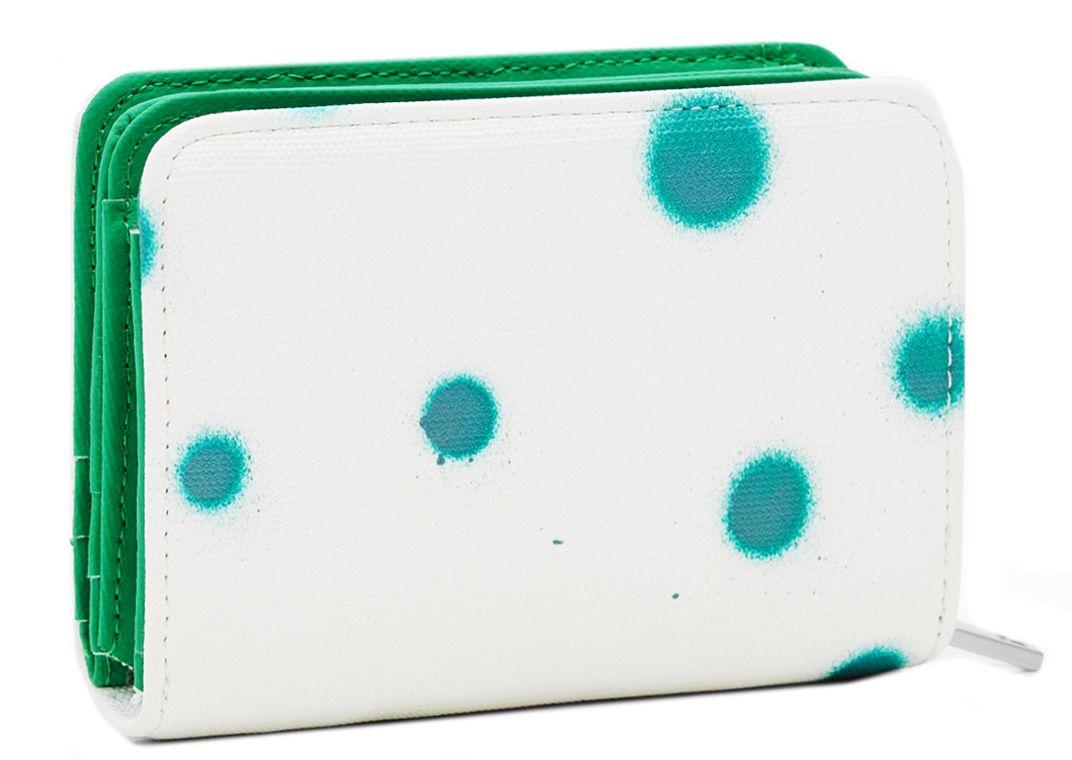 Desigual Kompakt Geldbörse Maya New Splatter Blanco