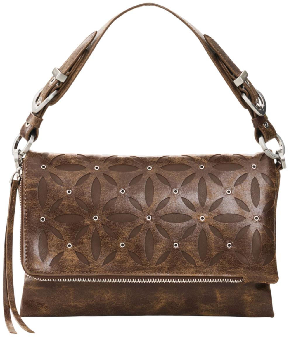 Desigual Murano Überschlagtasche Coriolis Camel Nieten - Braun