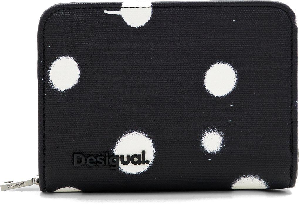 Desigual Portmonee New Splatter Maya Negro Punkte