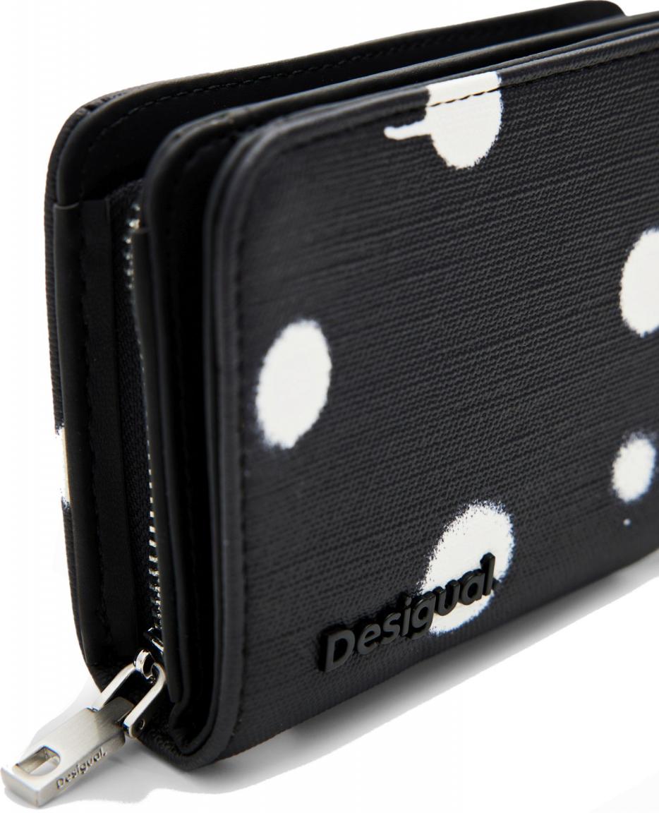 Desigual Portmonee New Splatter Maya Negro Punkte