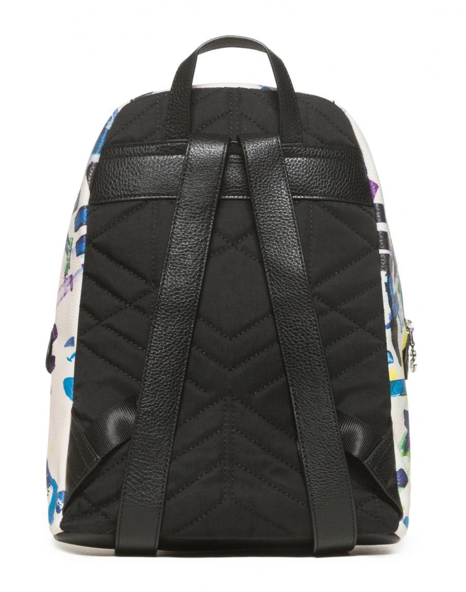 Desigual Rucksack Lima confetti bunt bedruckt weiß schwarz