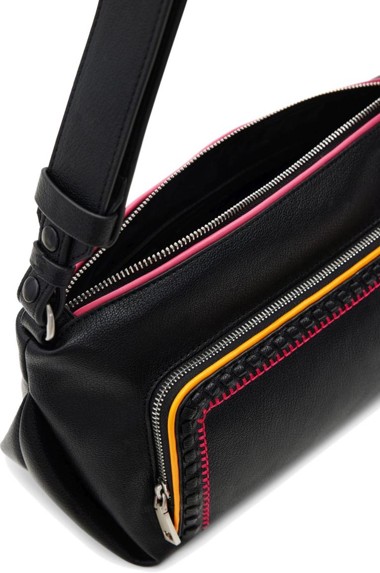 Desigual Schultertasche Maxi Prime Urus Negro Black