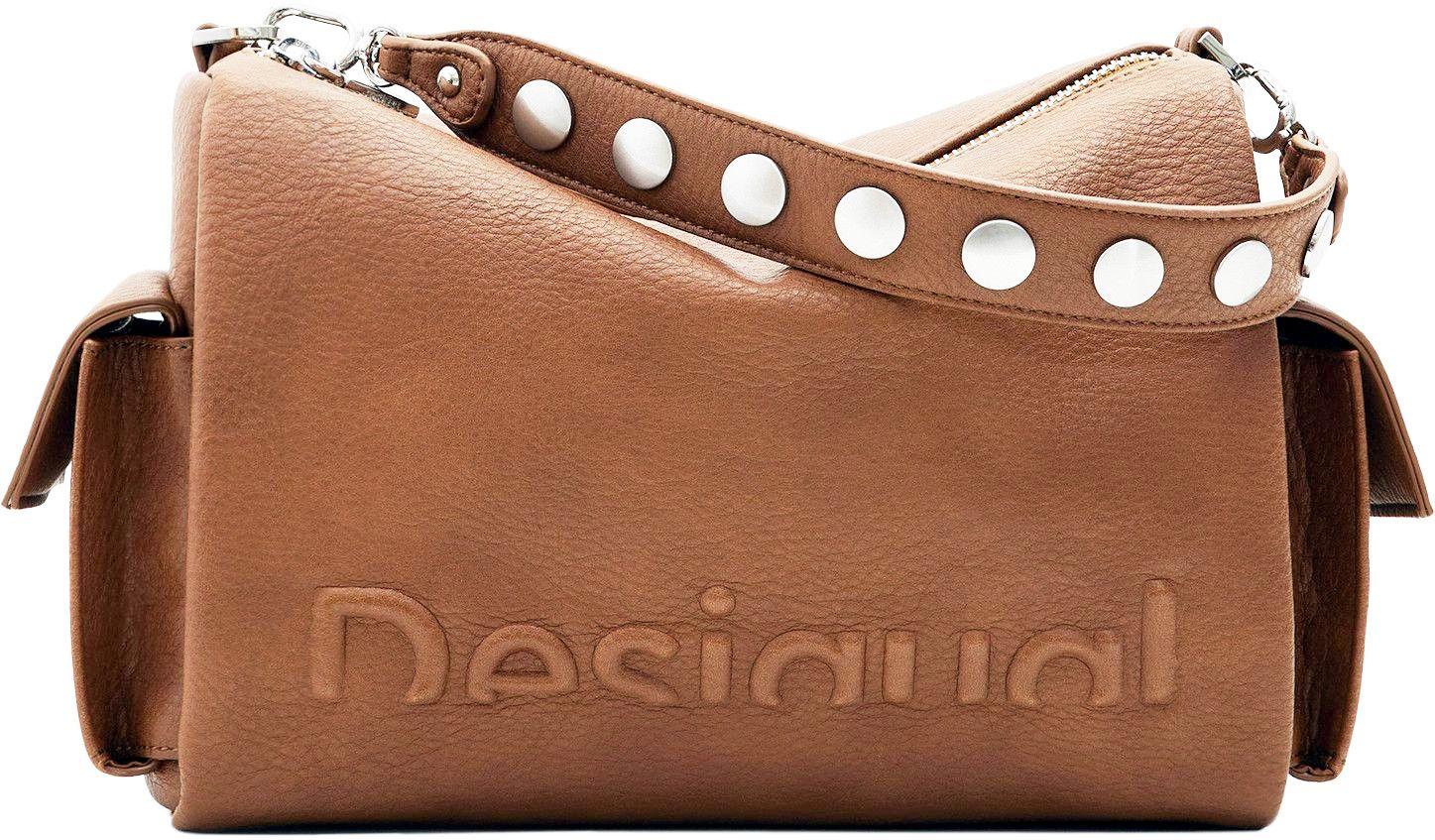 Desigual Schultertasche braun Habana Half Logo