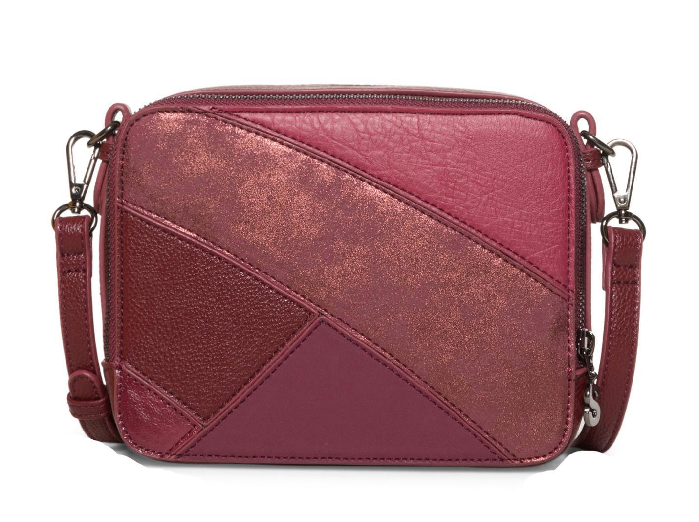 Desigual Umhängetasche Bols Priya Jasper weinrot metallic 2.Wahl