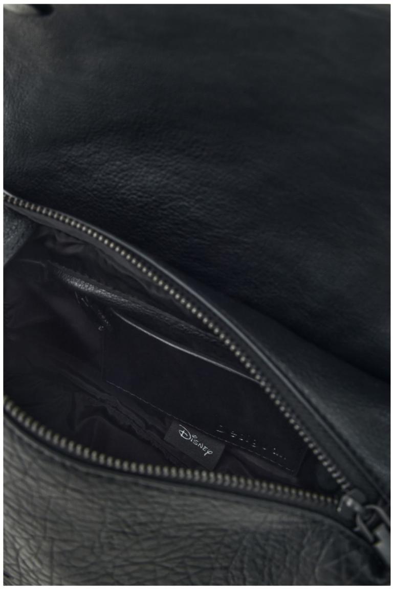 Desigual Venecia 4.0 Überschlagtasche Mickey Face Schwarz