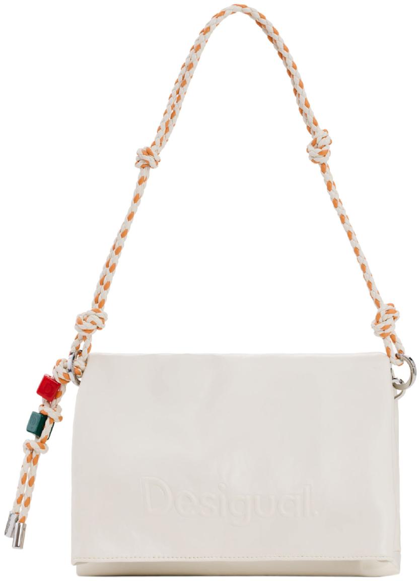 Desigual ecru Crossover Bag Venecia 4.0 Flechtriemen Crudo