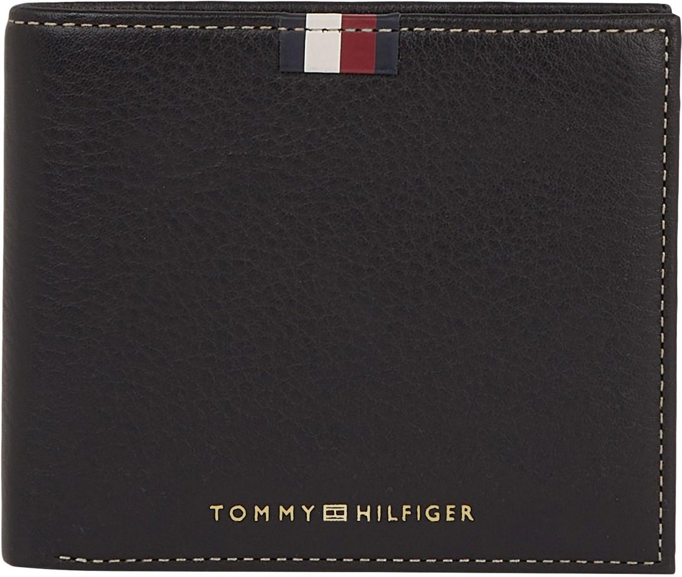 Dolllarvisit Tommy Hilfiger Leather Black CC Flap and Coin
