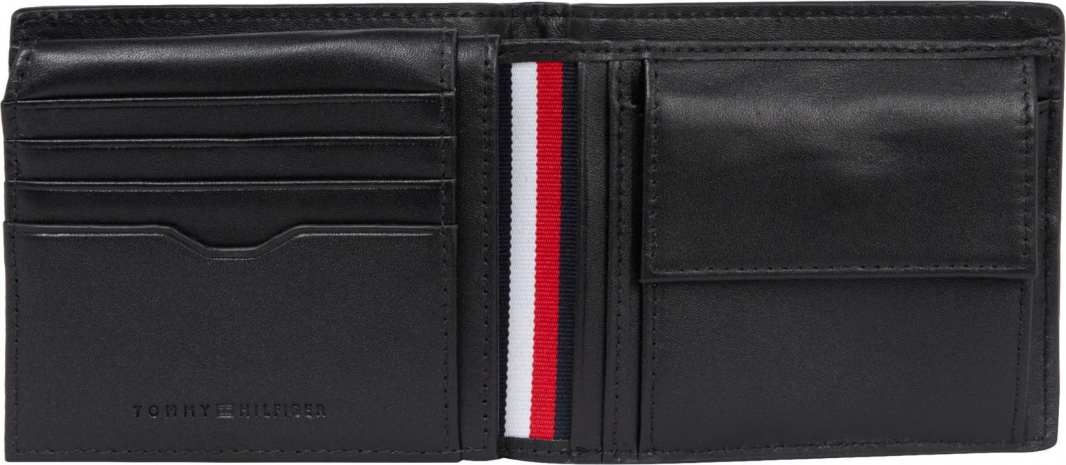 Dolllarvisit Tommy Hilfiger Leather Black CC Flap and Coin