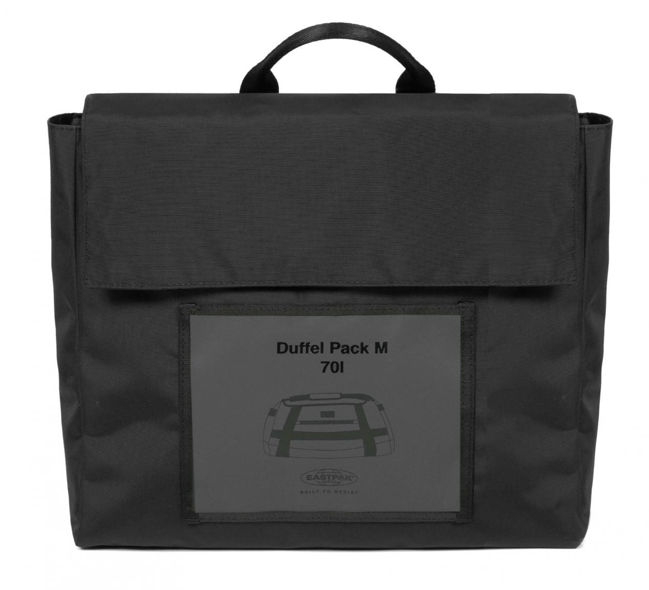 Eastpak Reisetasche mit Rucksackfunktion Duffel Pack Medium 70 Liter Tarp Black
