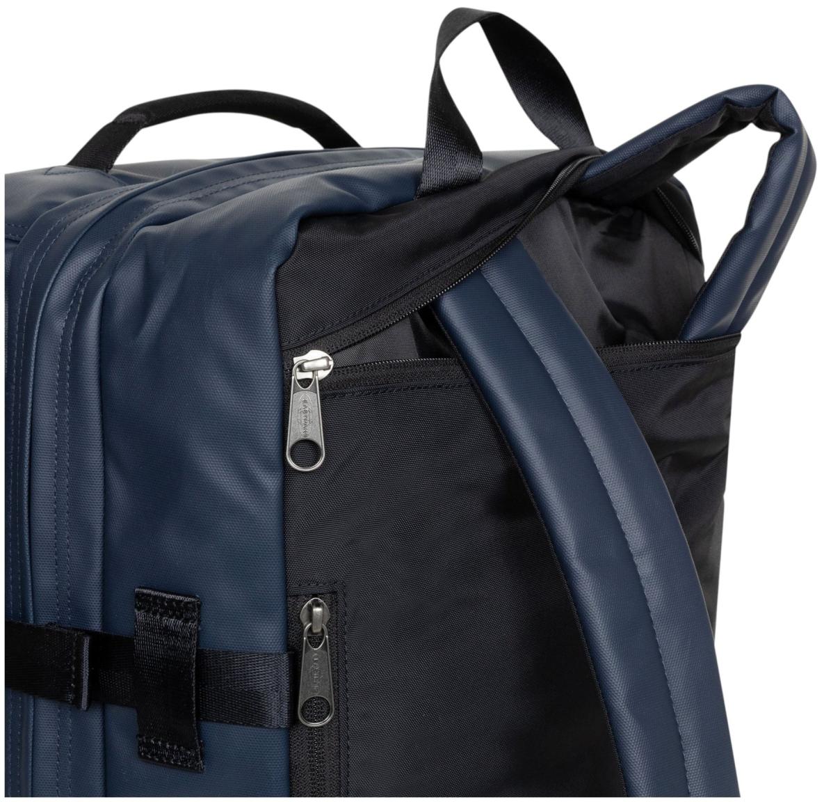 Eastpak Reisetasche mit Rucksackfunktion Travelpack beschichtet Tarp Navy