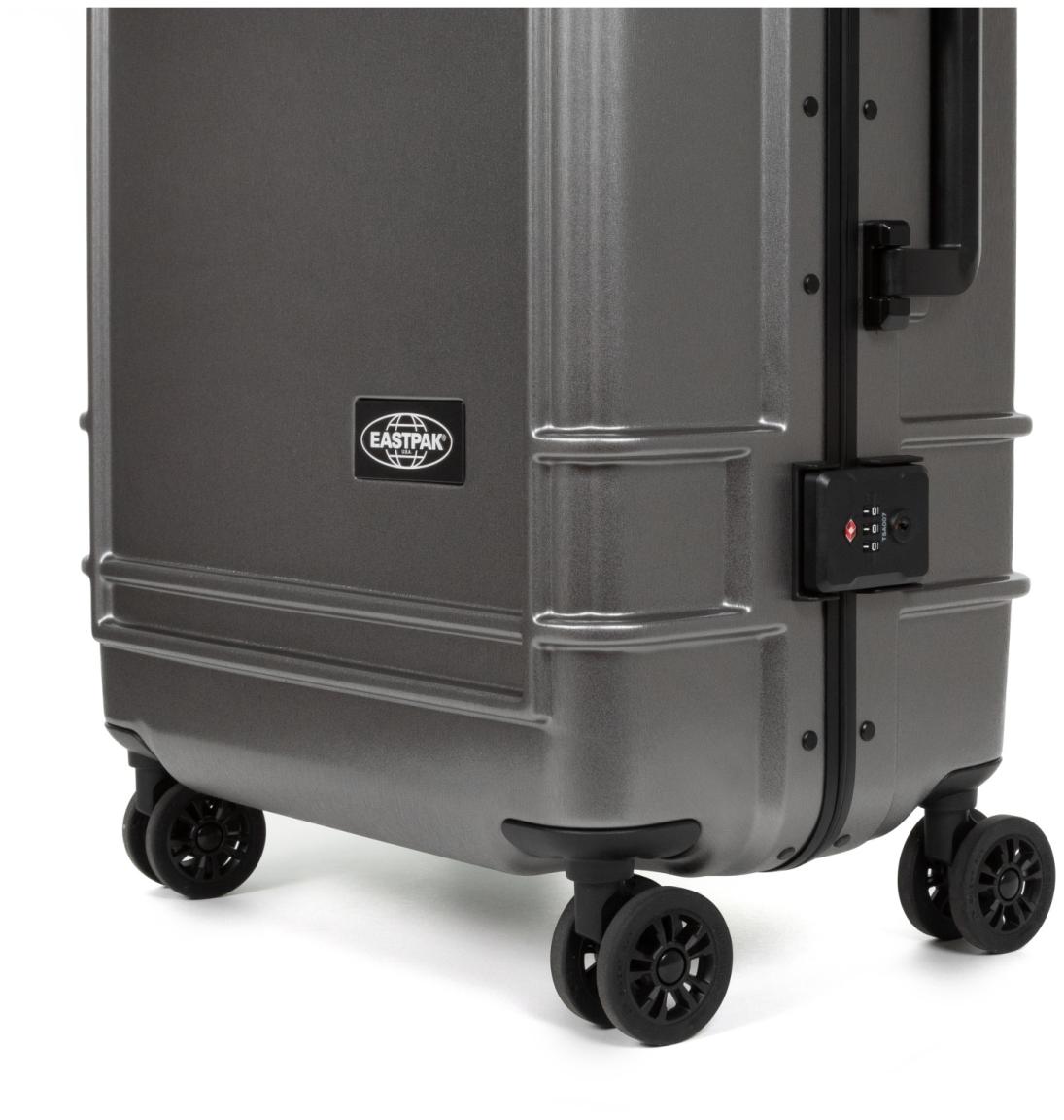 Eastpak Resist'R Reisekoffer M 68,5cm Brushed Metal grau metallic