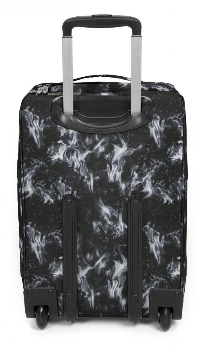 Eastpak Transit'r Handgepäckstrolley schwarz grau Flammenprint Dark Flame