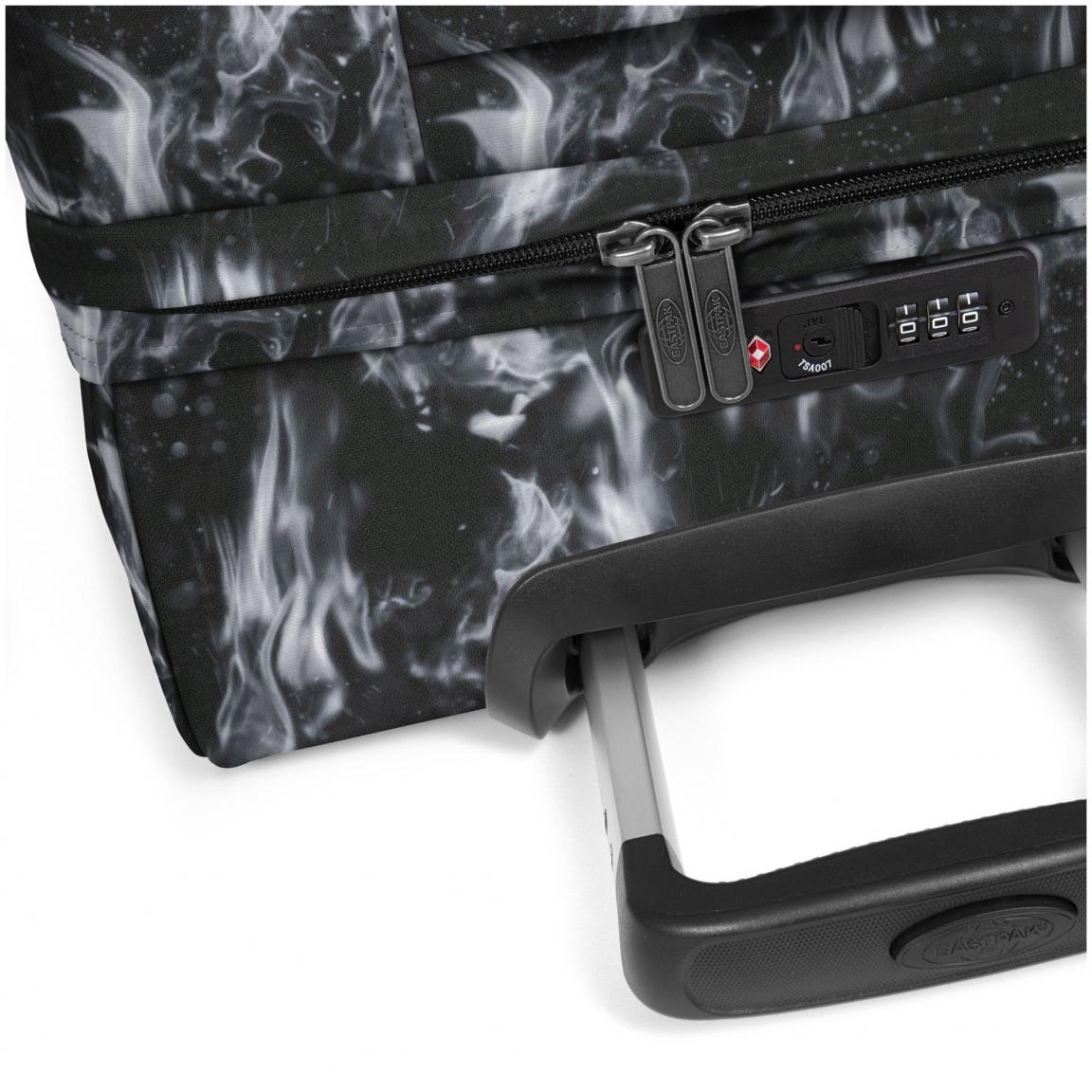 Eastpak Transit'r Handgepäckstrolley schwarz grau Flammenprint Dark Flame