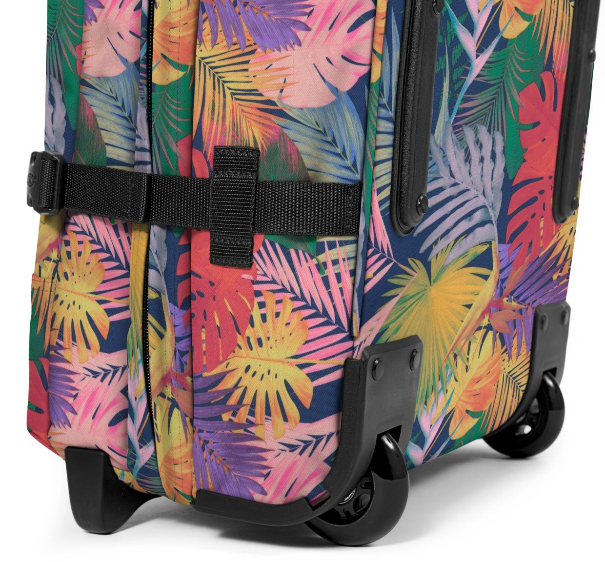 Eastpak Tranverz M Rollenreisetasche Blätter Brize Retro Navy - Bunt