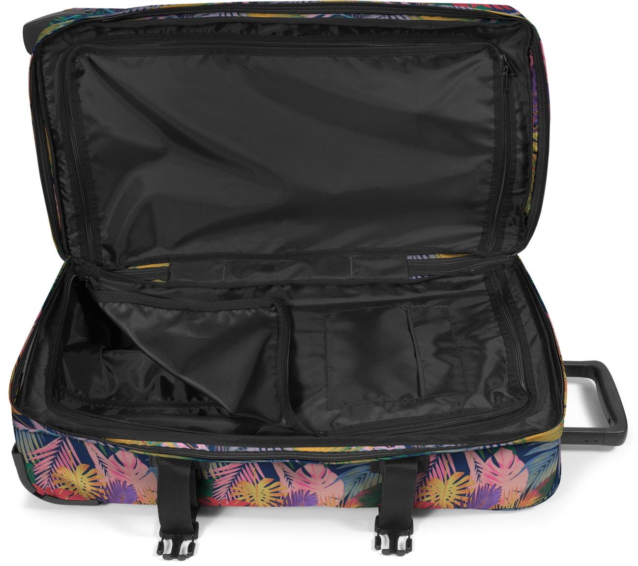 Eastpak Tranverz M Rollenreisetasche Blätter Brize Retro Navy - Bunt