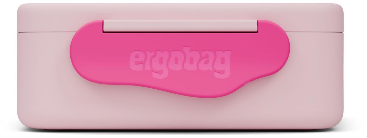 Ergobag Brotdose Kunststoff rosa Einhorn mit Trennfach