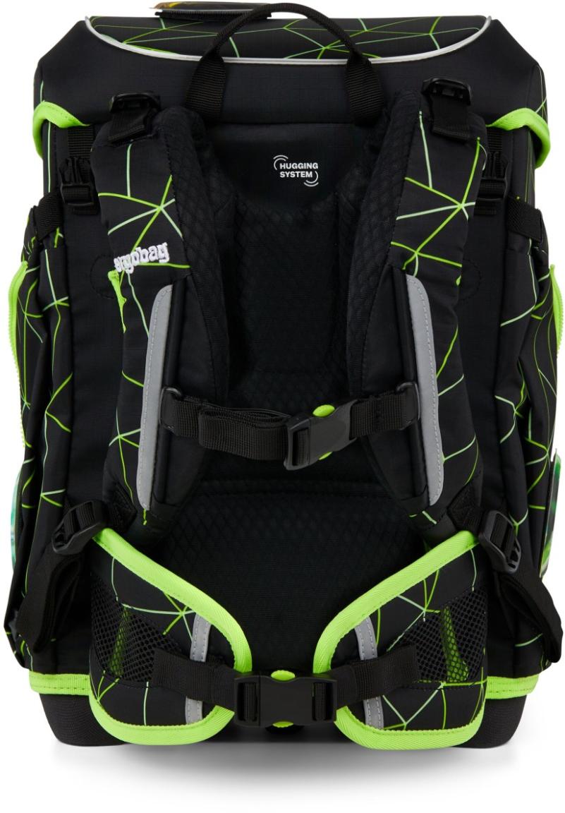Ergobag Cubo Light Schulranzen Set CyBär Race - Sportwagen