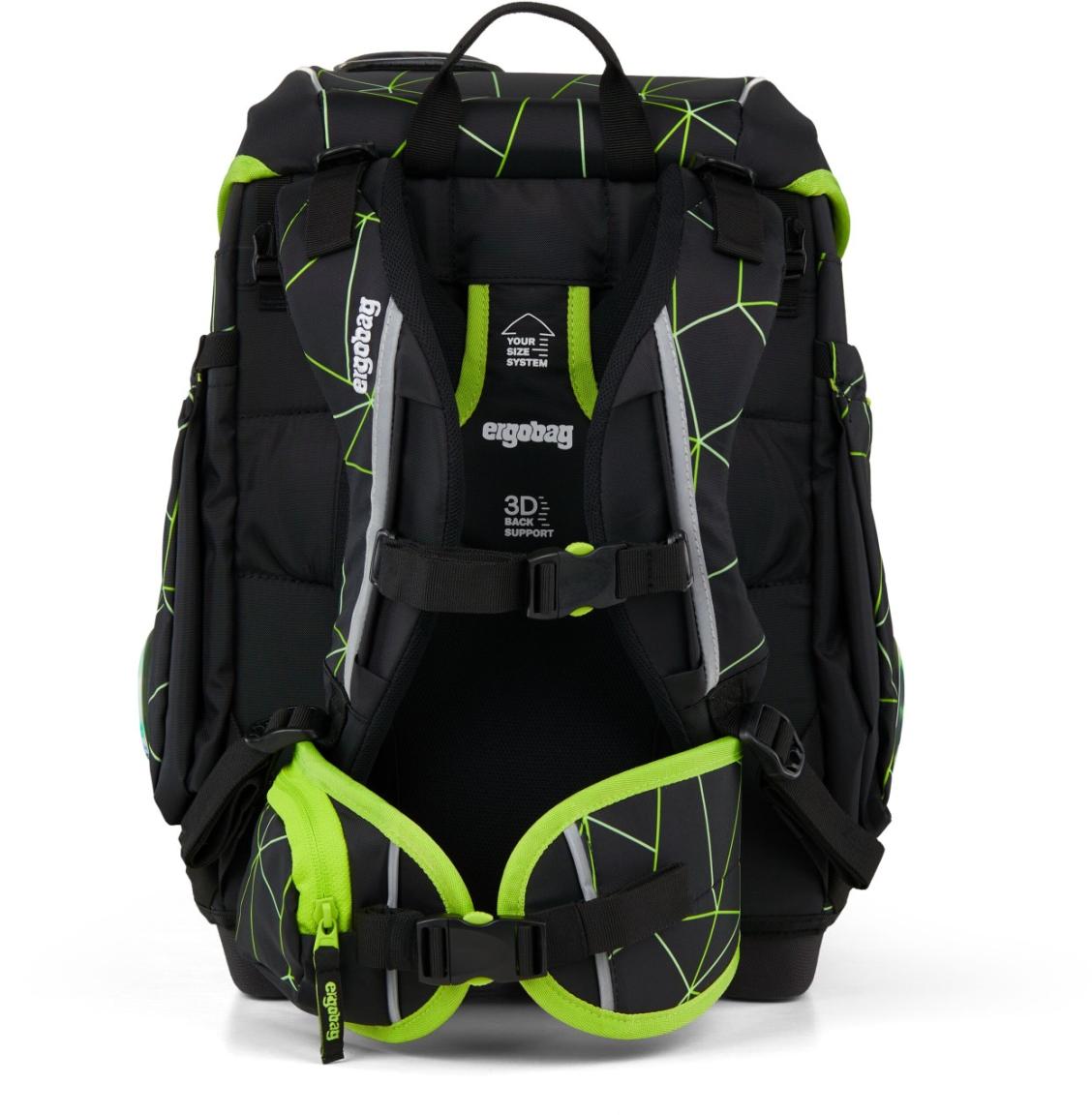 Ergobag Cubo Schulranzen Set CyBär Race - Sportwagen