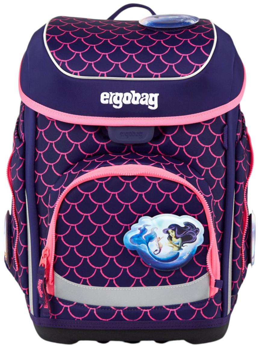 Ergobag Cubo Schulranzen Set PerlentauchBär - Violett Pink