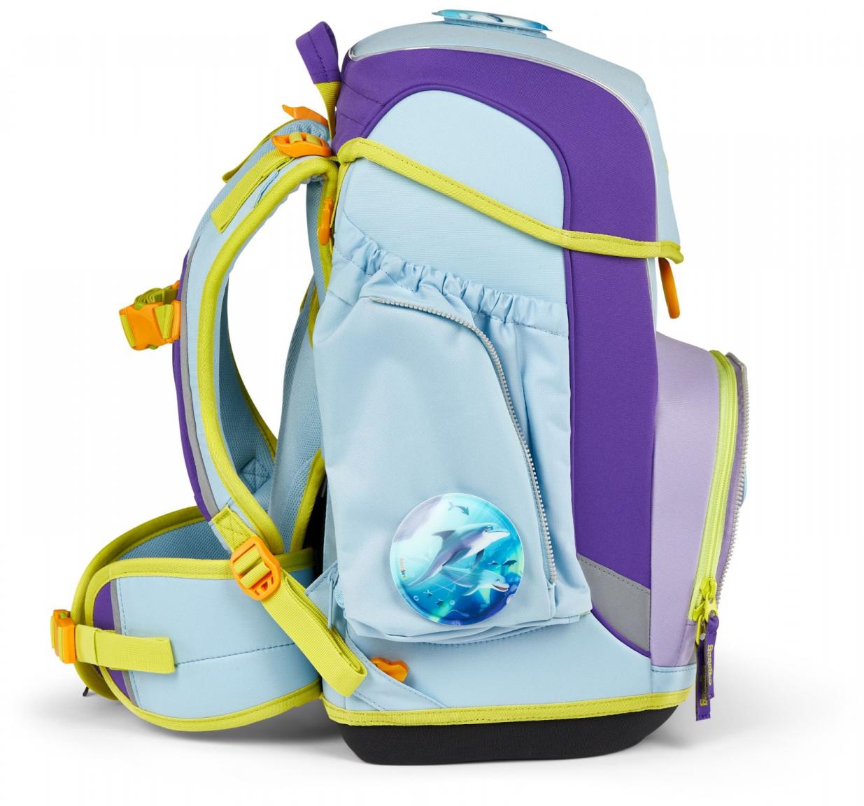 Ergobag Cubo TauchBär Schultasche Grundschulset blau Unterwasserwelt