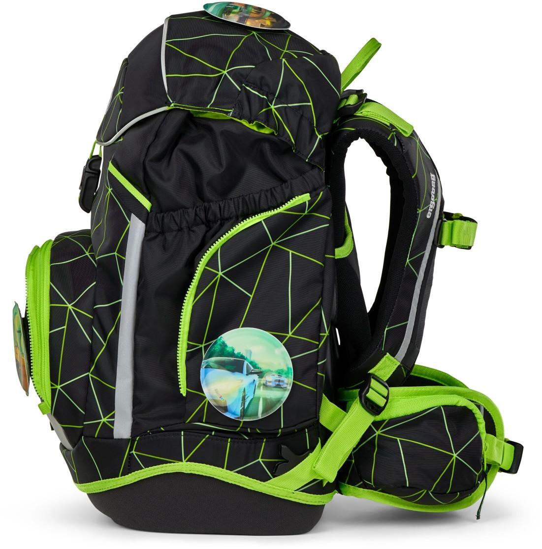 Ergobag Pack Schulrucksack Set CyBär Race - Sportwagen