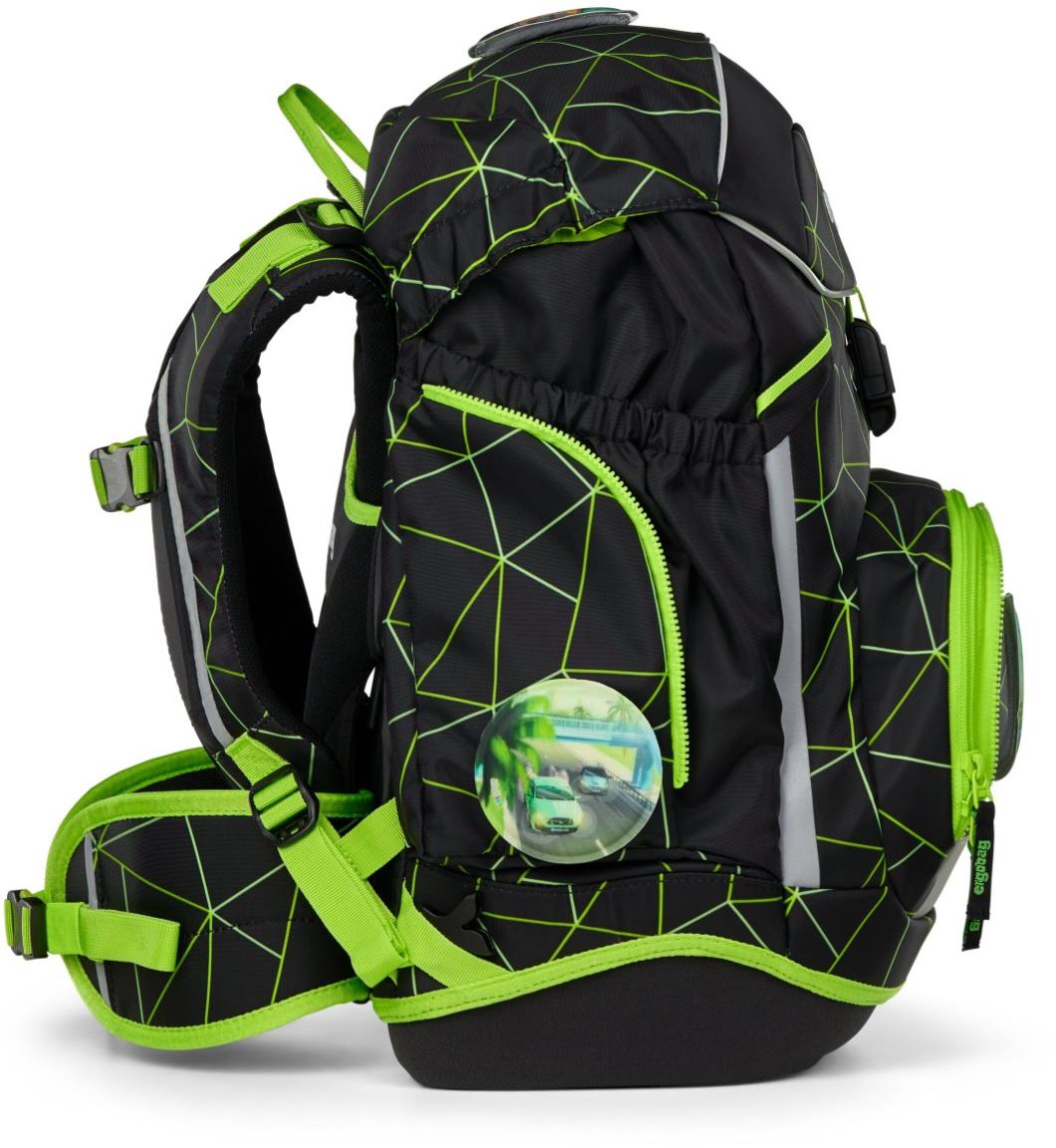 Ergobag Pack Schulrucksack Set CyBär Race - Sportwagen