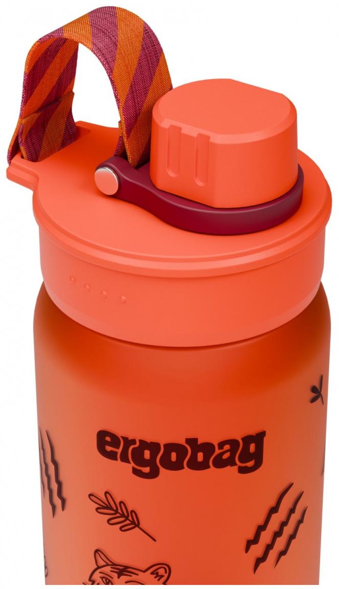Ergobag Trinkflasche Kunststoff orange Tiger
